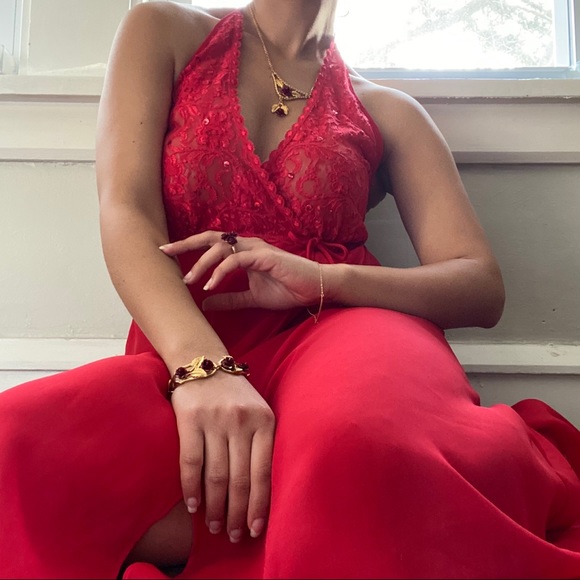 🌹 Cinema Etoile, Vintage Valentine’s Nightgown - Picture 2 of 16